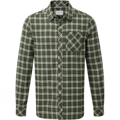 Camisa Craghoppers Brigden Check Hombre Verde - Chile HYR623548